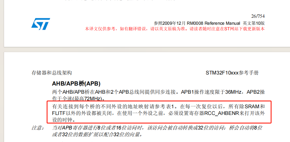 引脚为什么时钟使能